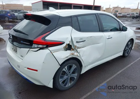 2020 Nissan Leaf Sv 40 Kwh z USA, uszkodzony, nr VIN 1N4AZ1CP0LC302695